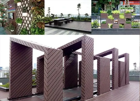 Gỗ nhựa ngoài trời